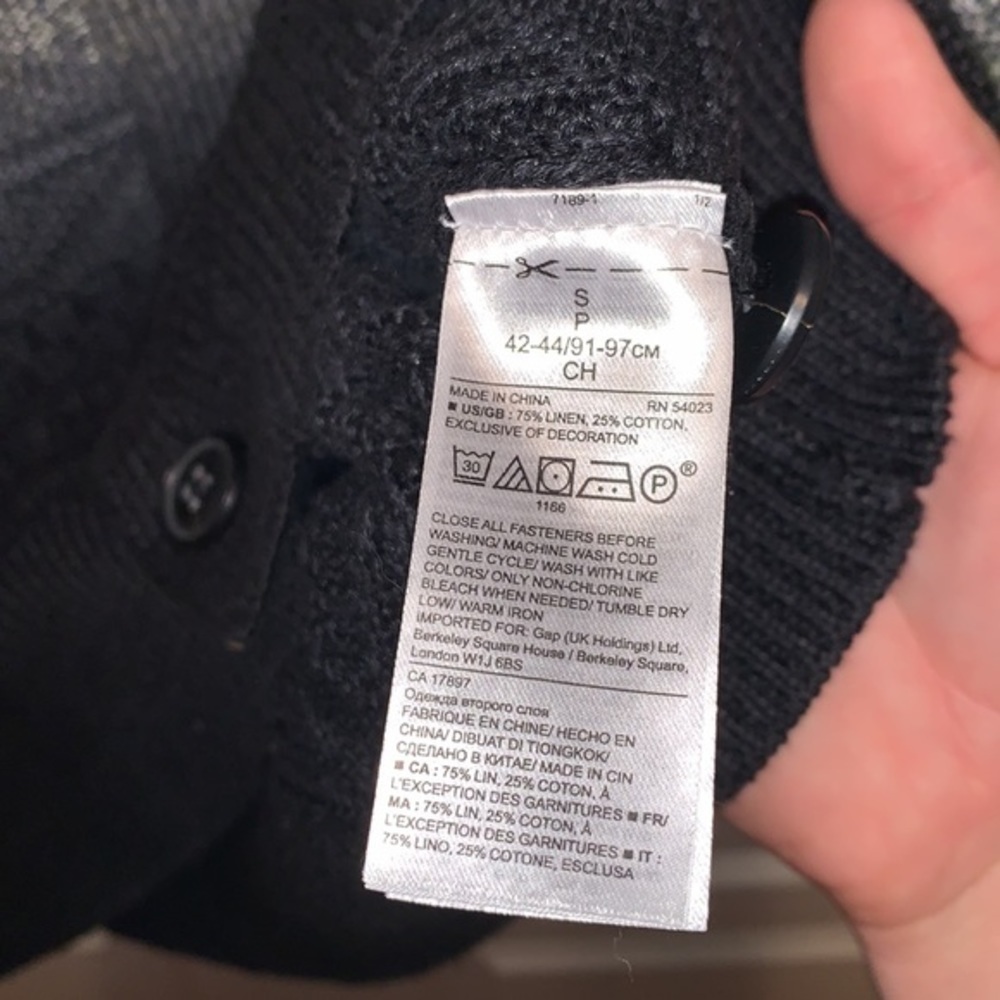 Banana republic heritage linen cotton cardigan - Picture 5 of 7